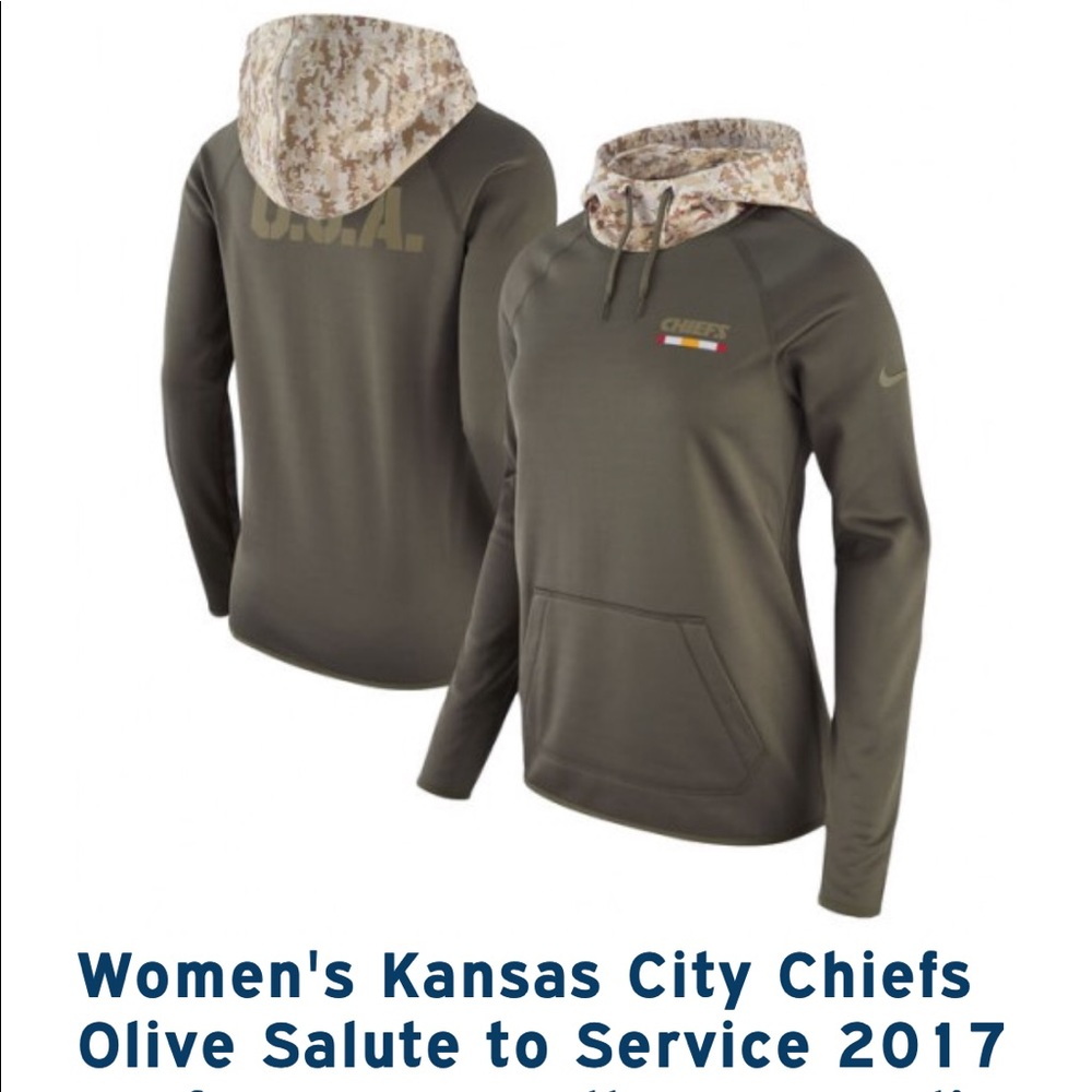 Chiefs salute to service hoodie. NWT